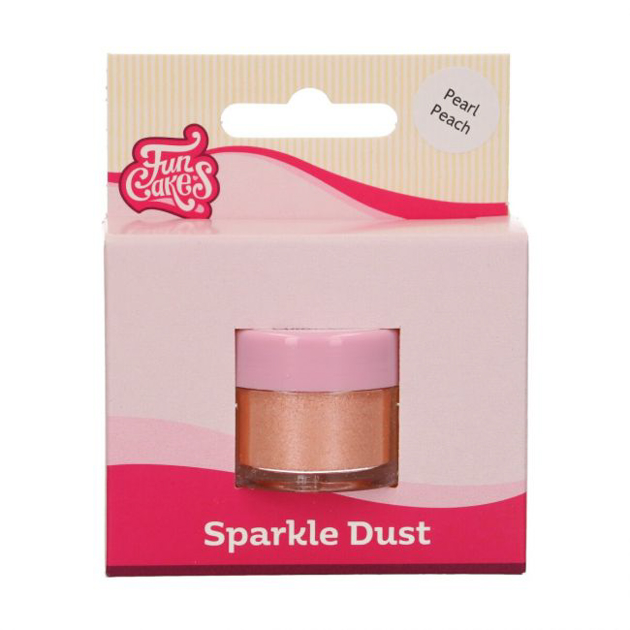 FUNCAKES SPARKLE DUST PEARL PEACH