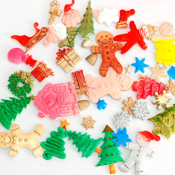 Christmas Tree, Snowman, Snowflake, Mold - Image 2